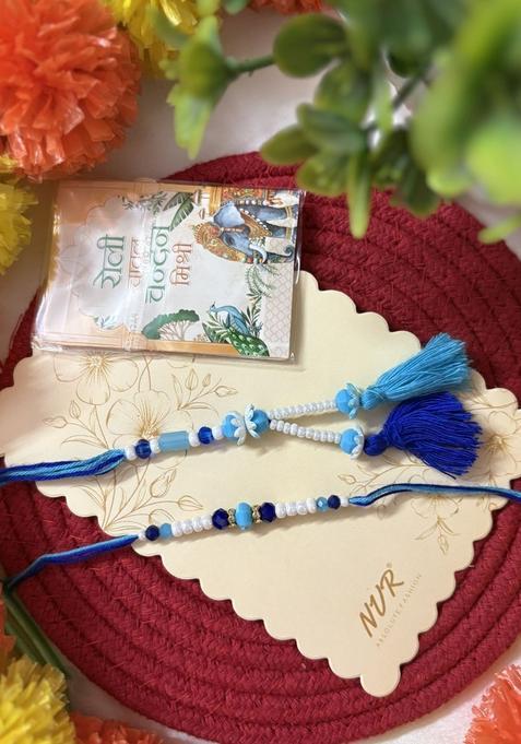 Blue Lumba Rakhi Set Of 2