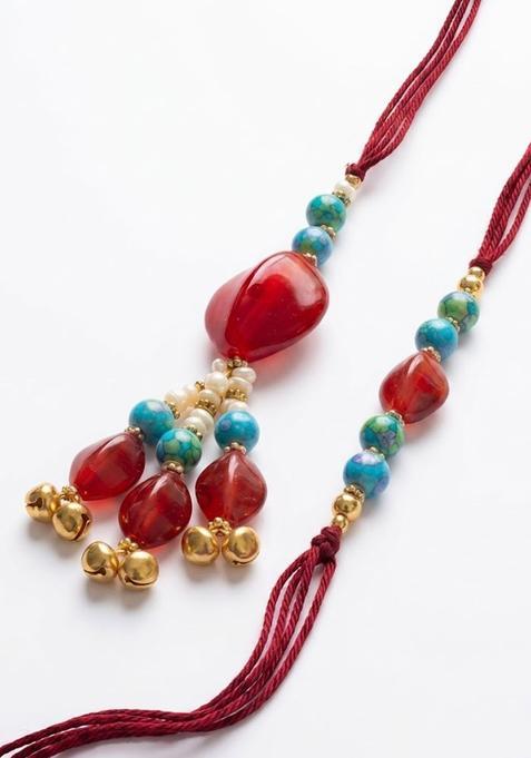 Red Thread Rakhi Set Of 2