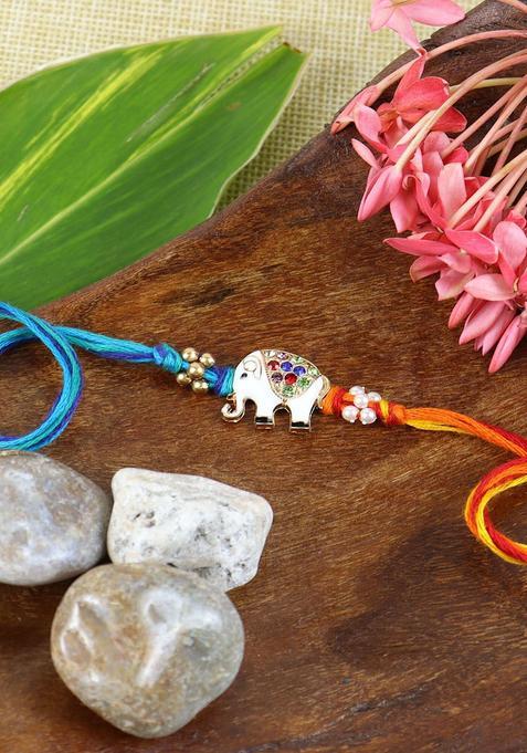 Blue Thread Rakhi Set Of 1