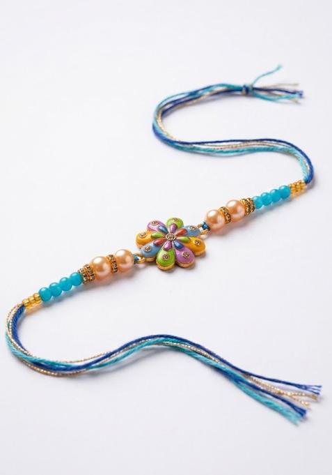 Multicolor Thread Rakhi Set Of 1