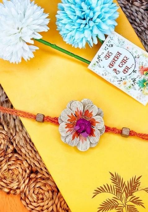 Multicolor Thread Rakhi Set Of 1