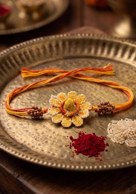 Multicolor Thread Rakhi Set Of 1