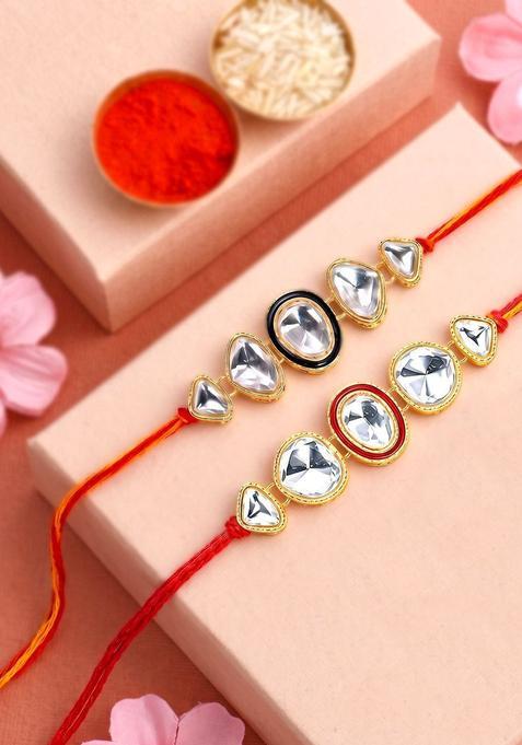 Red Thread Rakhi Set Of 2