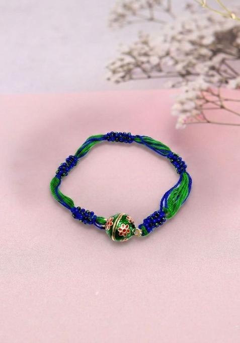 Blue Thread Rakhi Set Of 1