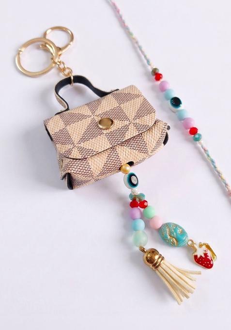 Multicolor Thread Rakhi Set Of 2