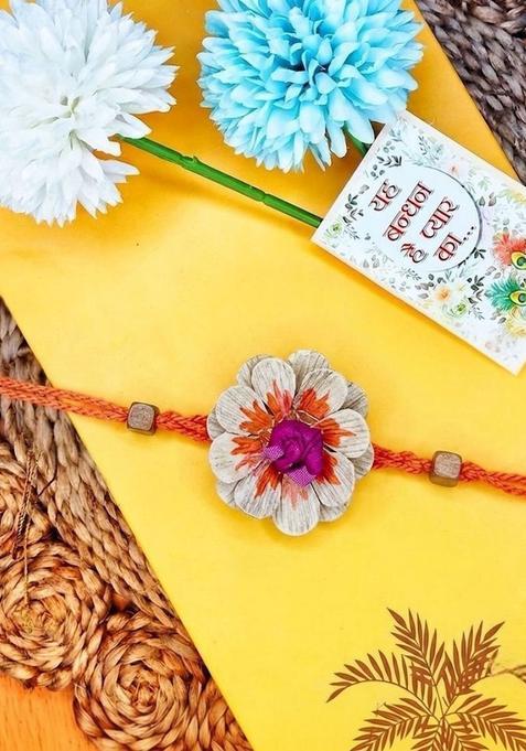 Multicolor Thread Rakhi Set Of 1