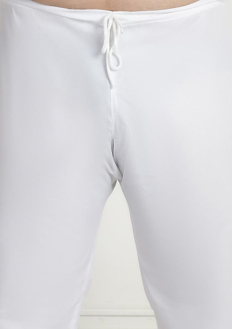 Maroon Printed Poly Blend Kurta Set For Men