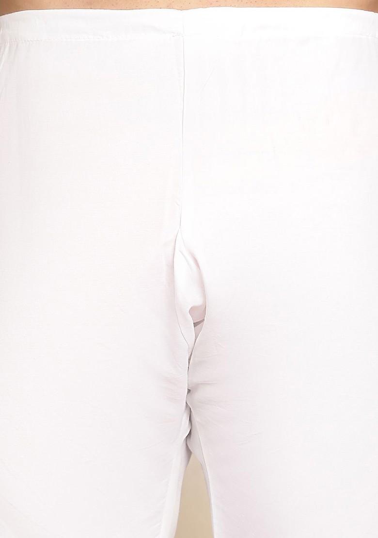 Maroon Embroidered Cotton Kurta Set For Men