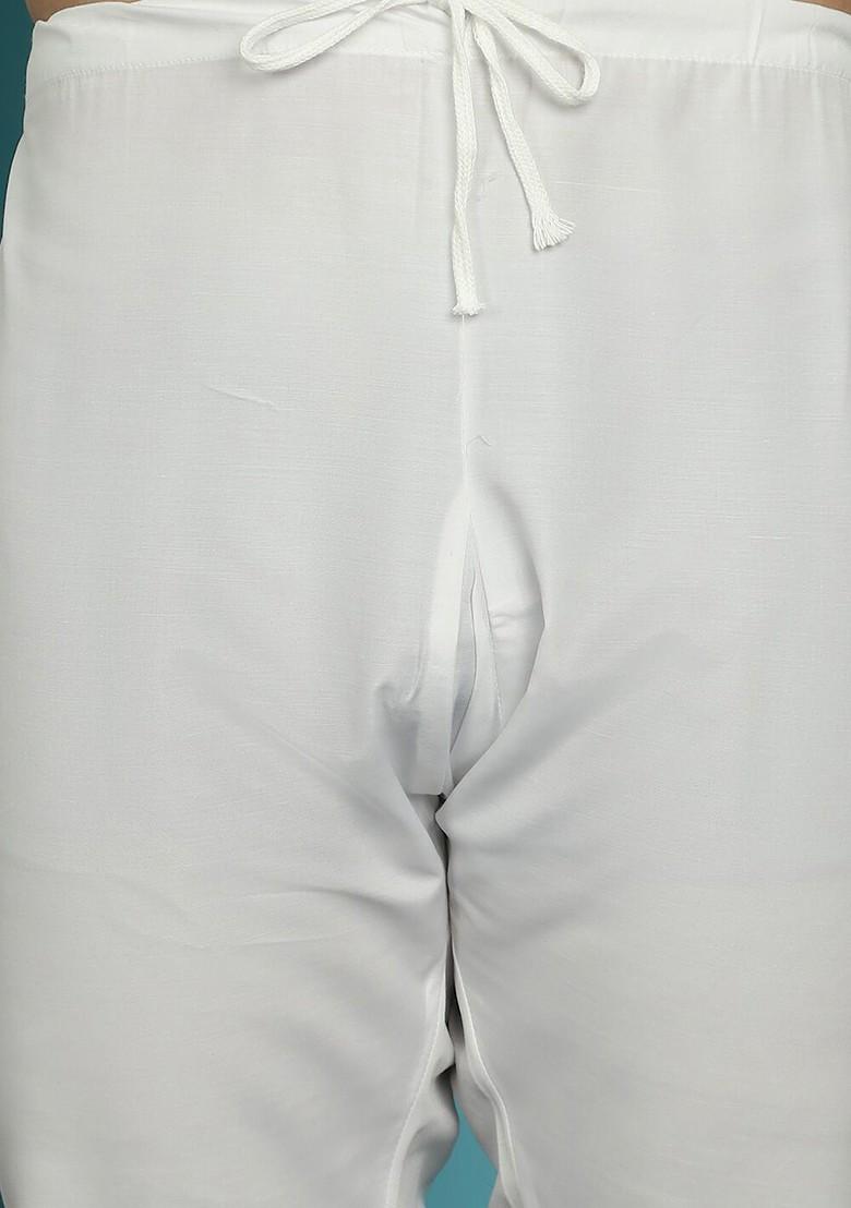 Green Striped Jacquard Kurta Set For Men