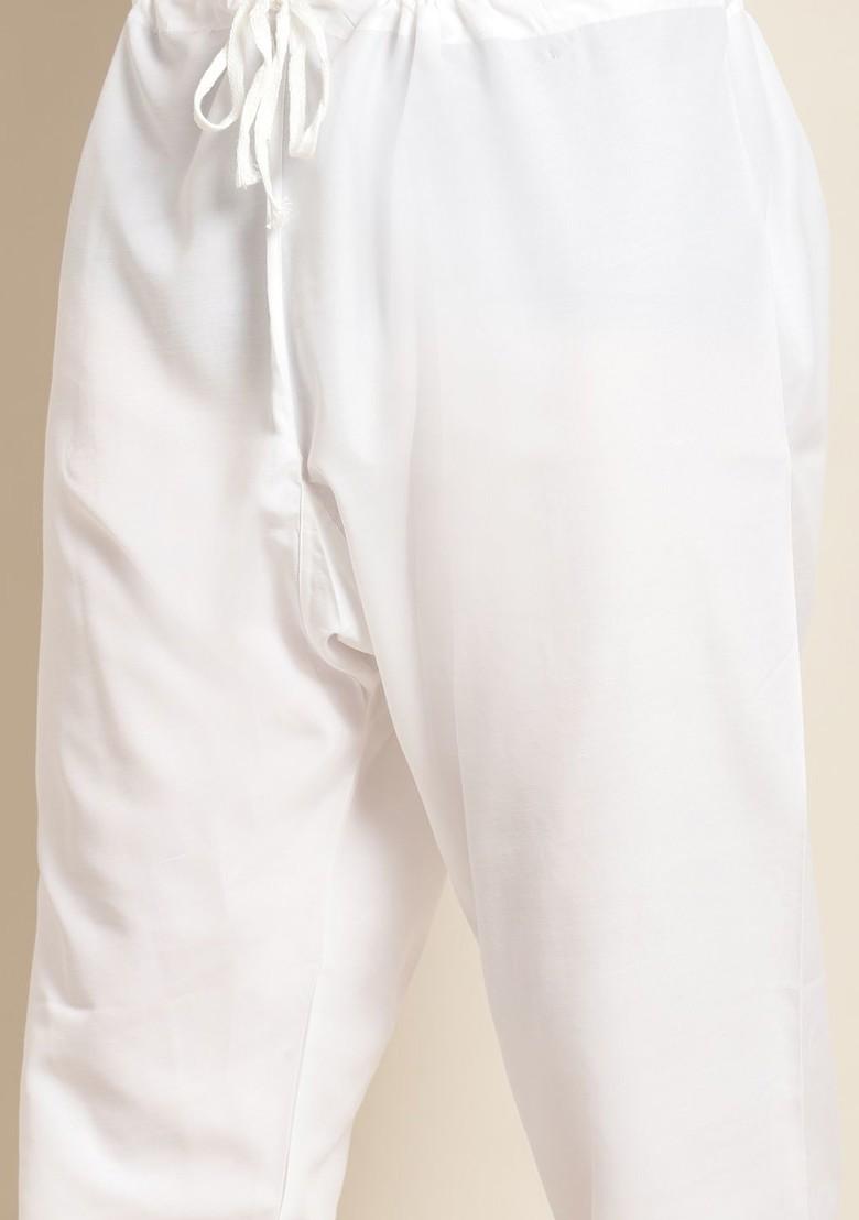 Black Printed Cotton Kurta Set For Men