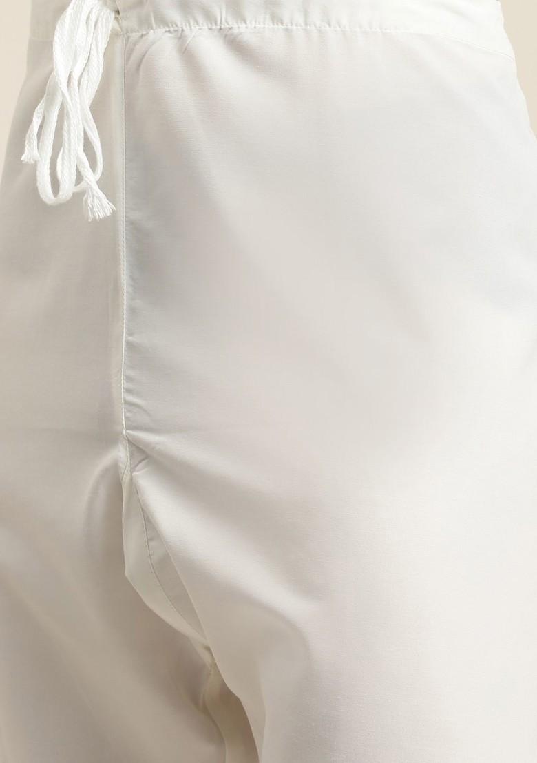 Maroon Ethnic Motifs Poly Blend Kurta Set For Men