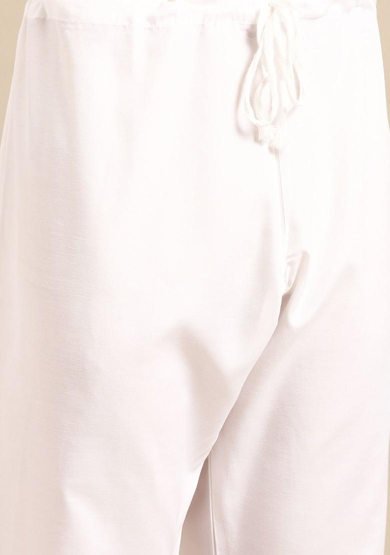 Black Solid Cotton Kurta Set For Men