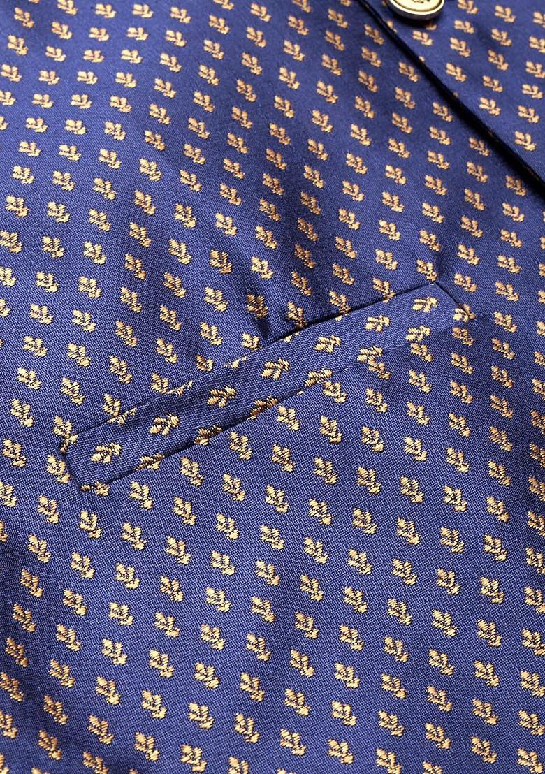 Pink Solid Poly Blend Kurta Set For Men