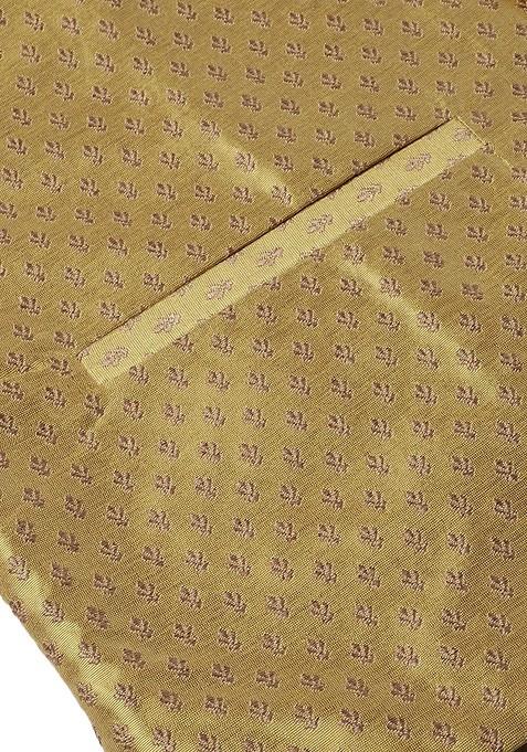 Blue Solid Poly Blend Kurta Set For Men