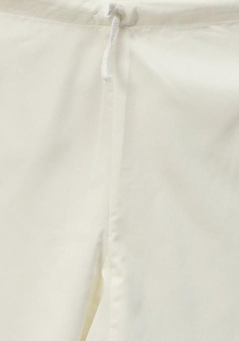 Green Solid Poly Blend Kurta Set For Men