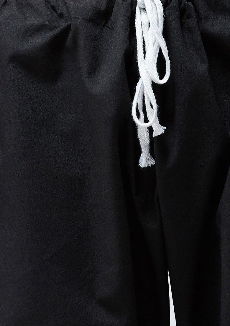 Teal Blue Solid Poly Blend Kurta Set For Men