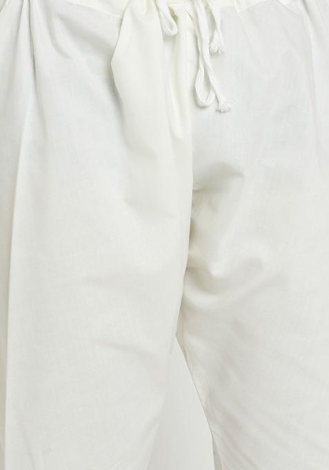 Green Solid Poly Blend Kurta Set For Men