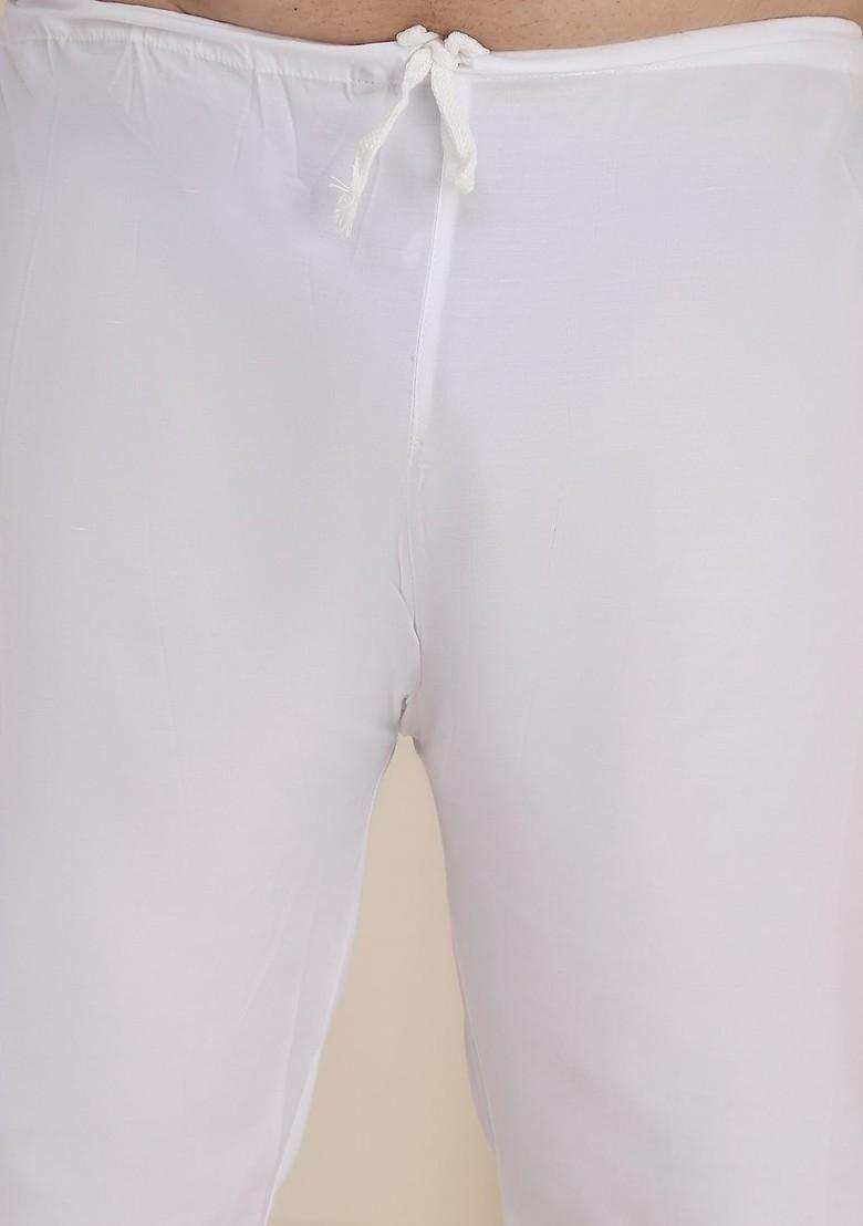 Purple Ethnic Motifs Poly Blend Kurta Set For Men