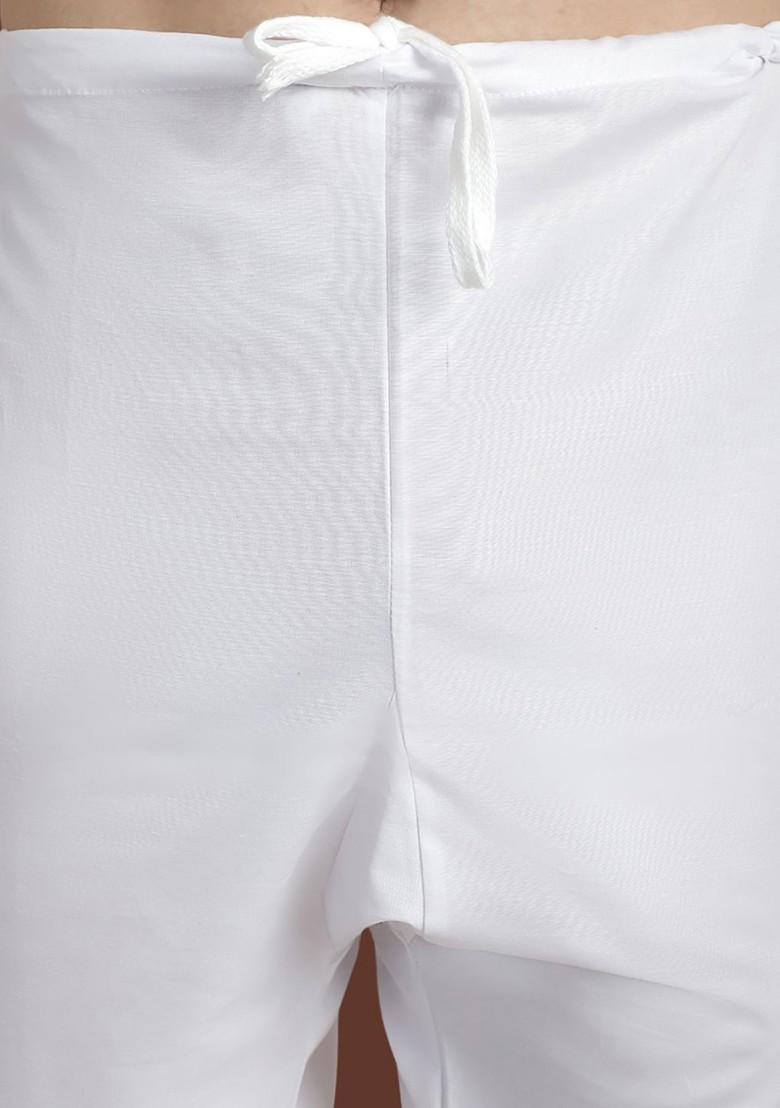 Purple Embroidered Cotton Kurta Set For Men