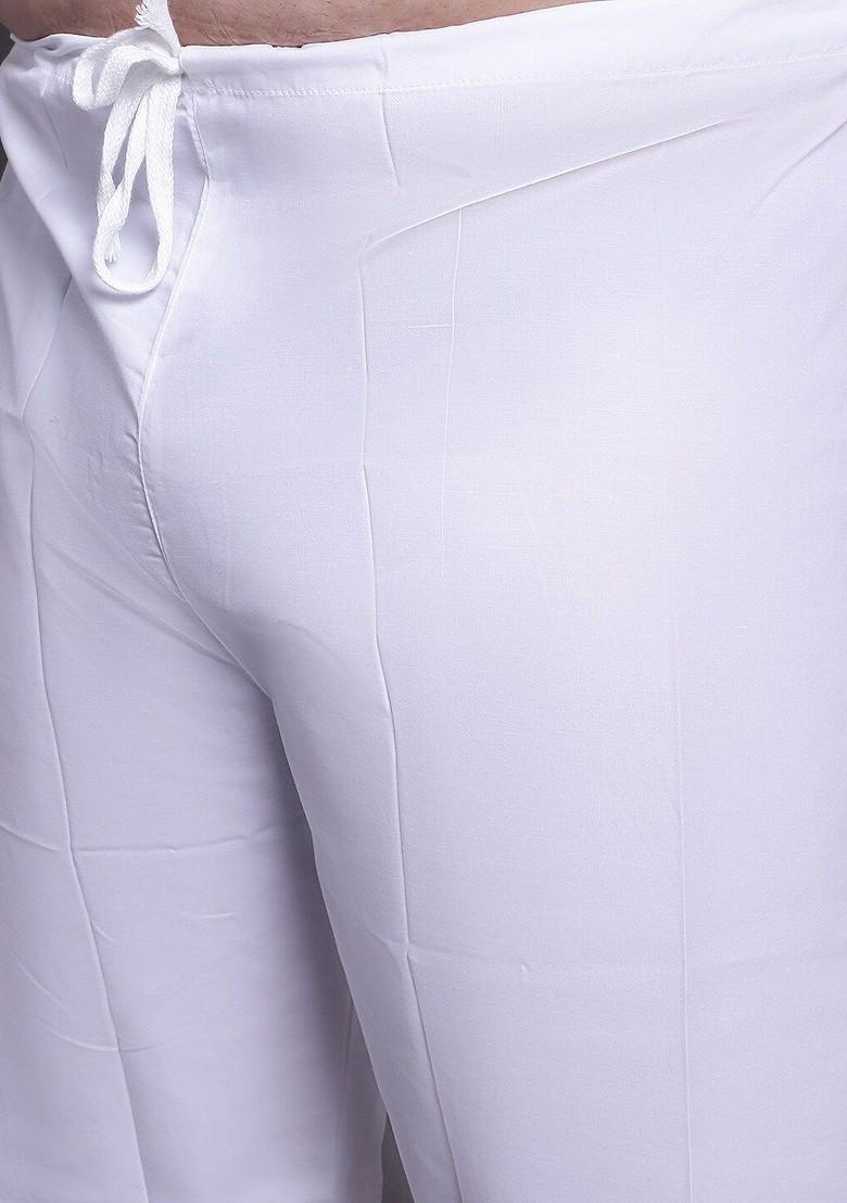 Mustard Ethnic Motifs Cotton Kurta Set For Men