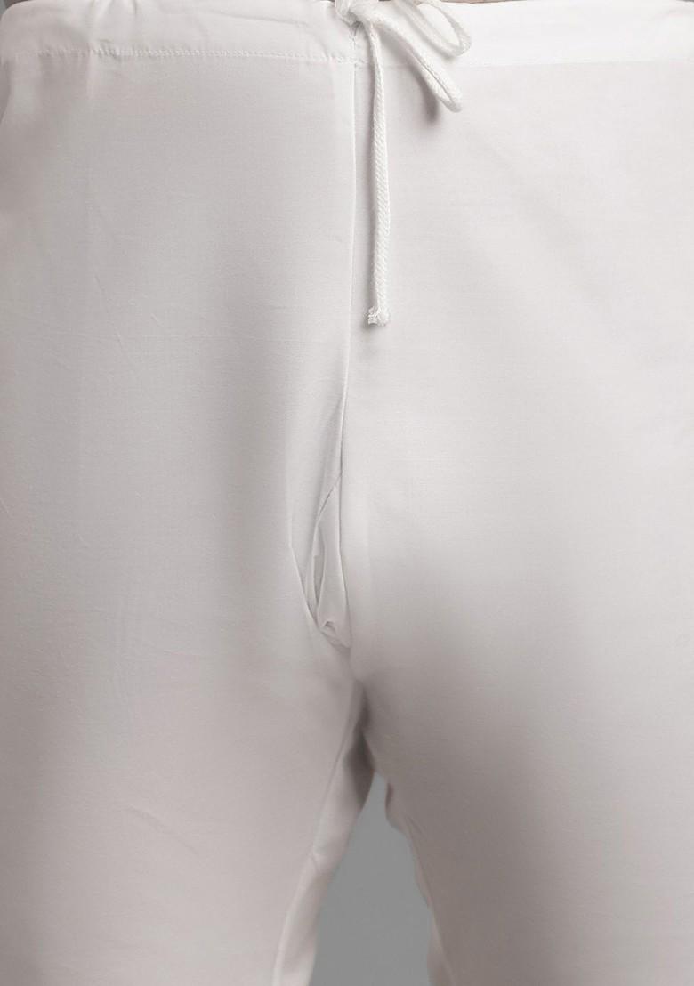 Green Embroidered Cotton Kurta Set For Men