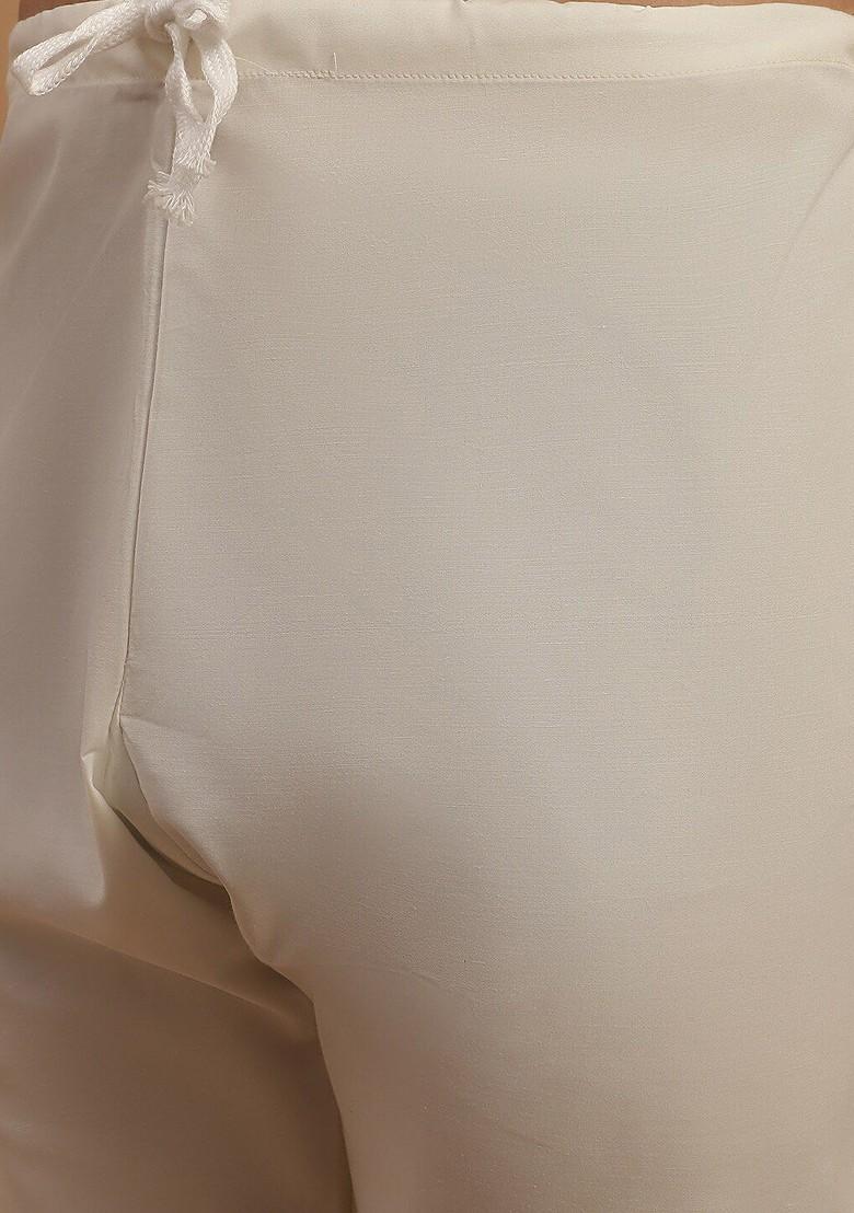 Mustard Embroidered Poly Blend Kurta Set For Men