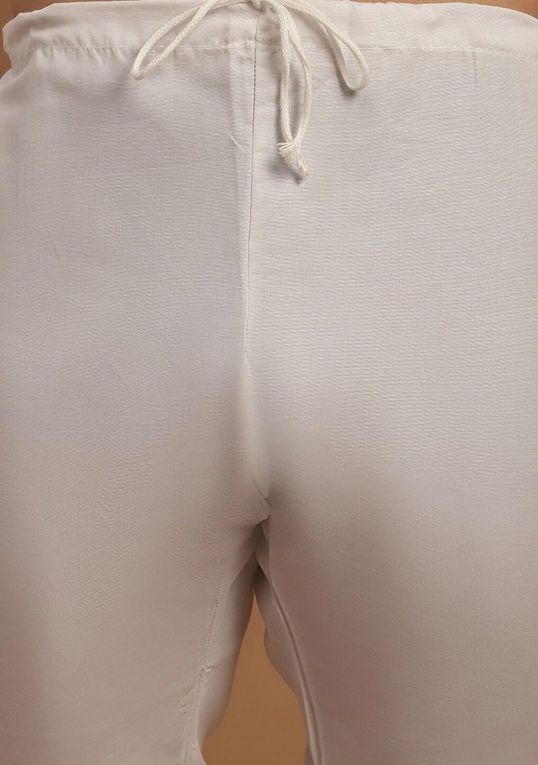 Maroon Embroidered Cotton Kurta Set For Men