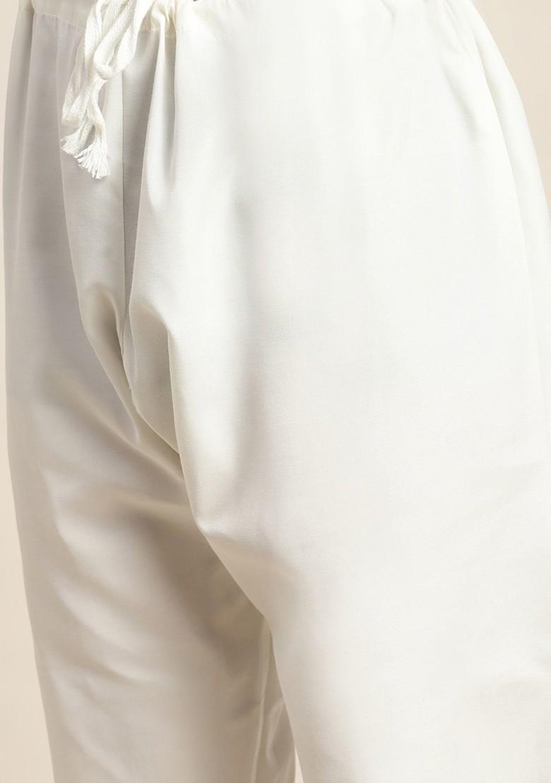 Black Mirror Work Poly Blend Kurta Set For Men