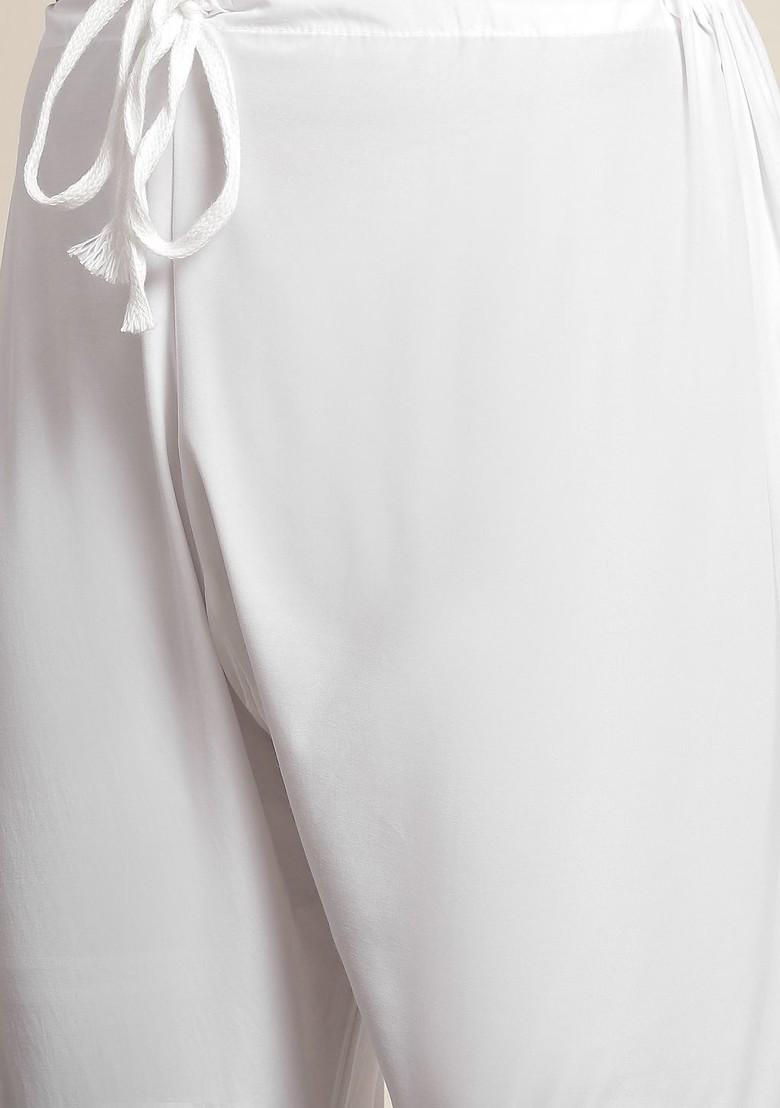 Navy Blue Solid Cotton Kurta Set For Men