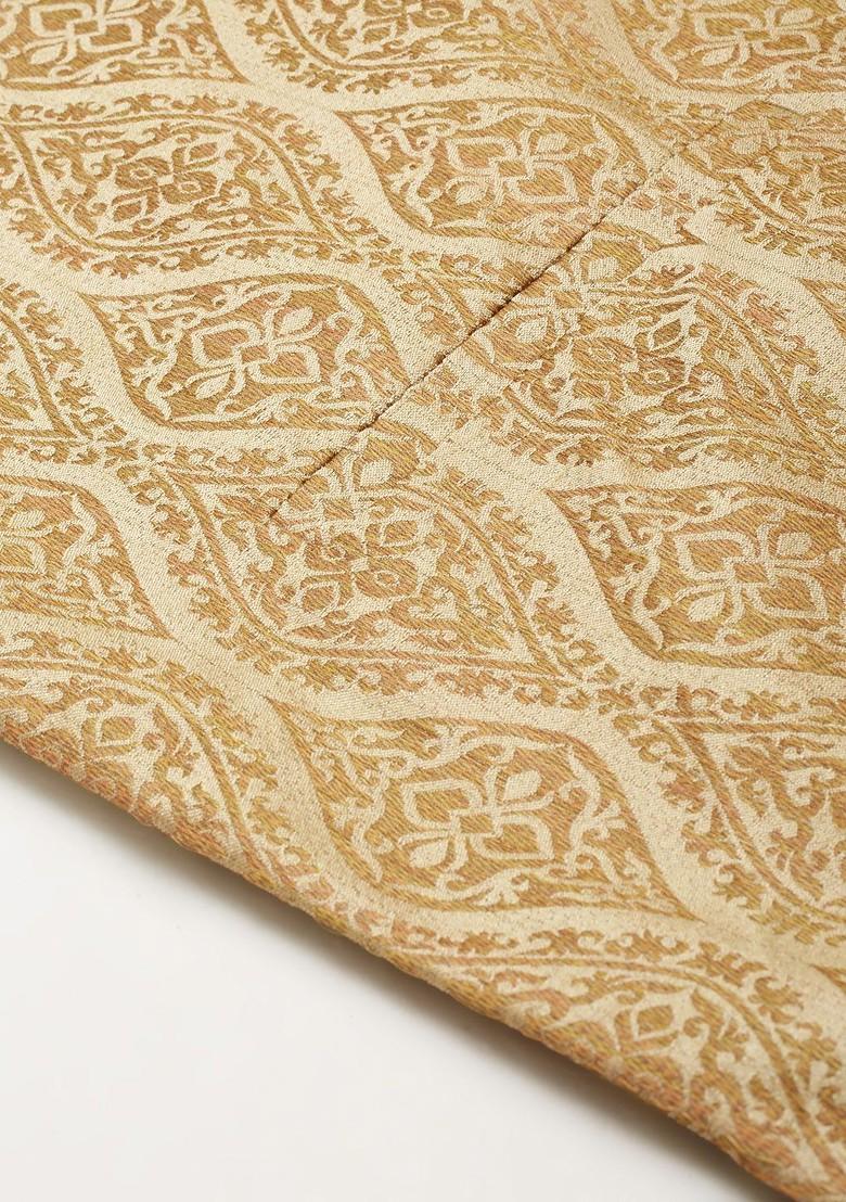 Black Solid Cotton Kurta Set For Men