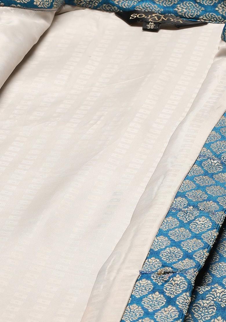 Pink Chikankari Cotton Kurta Set For Men