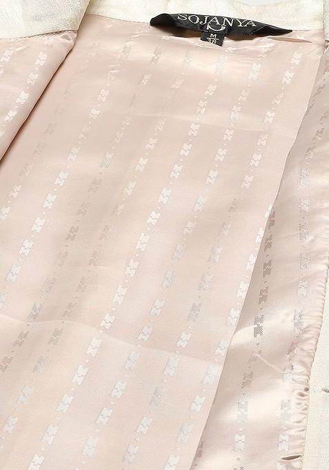 Black Chikankari Cotton Kurta Set For Men