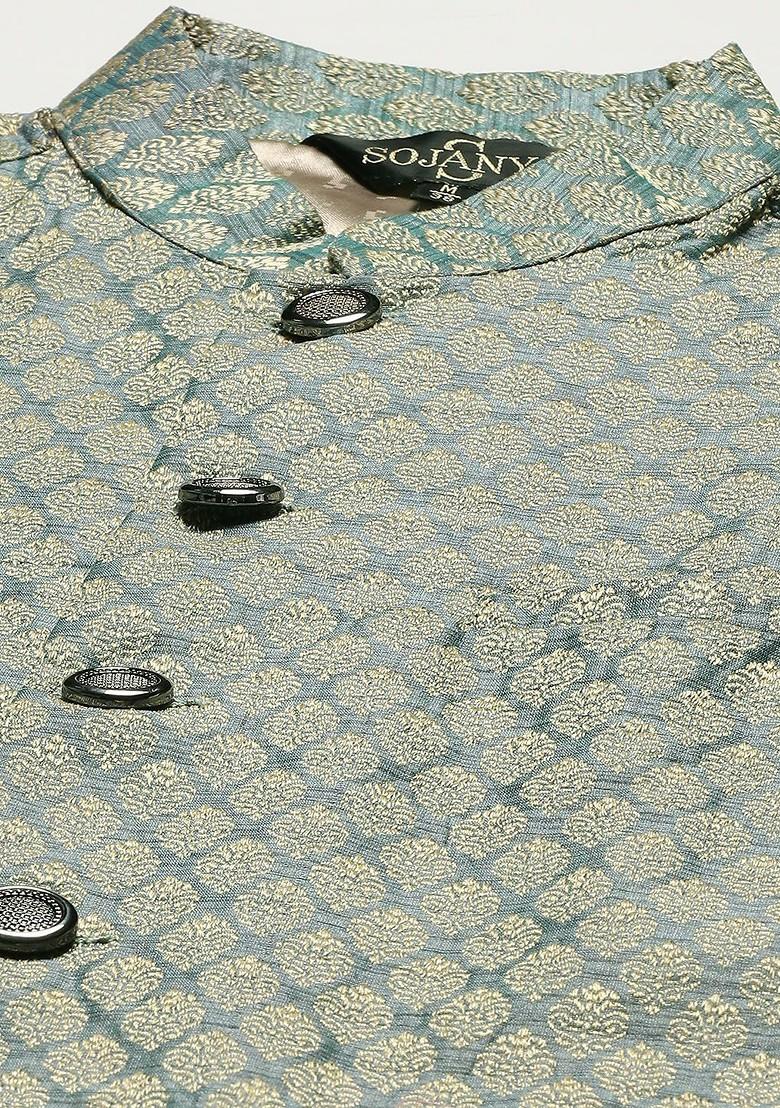 White Chikankari Cotton Kurta Set For Men