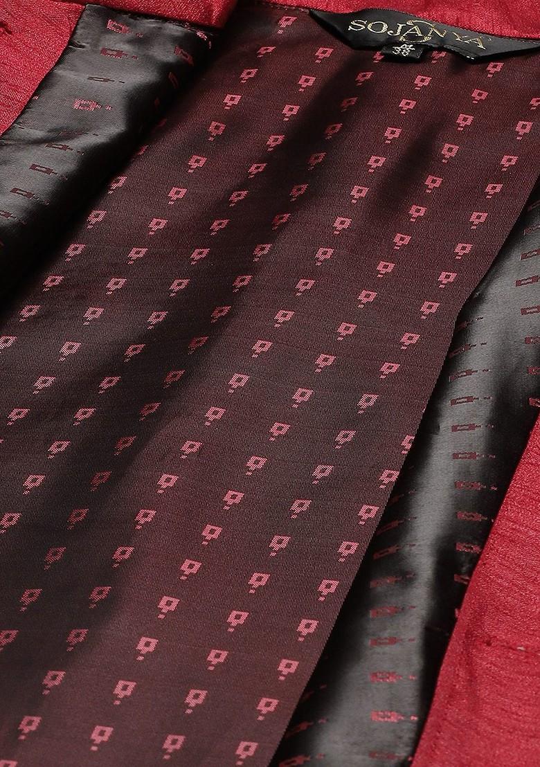 Black Chikankari Cotton Kurta Set For Men