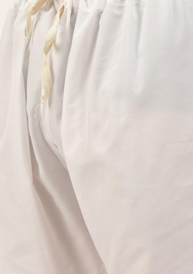 Green Thread Work Poly Blend Kurta Set For Men