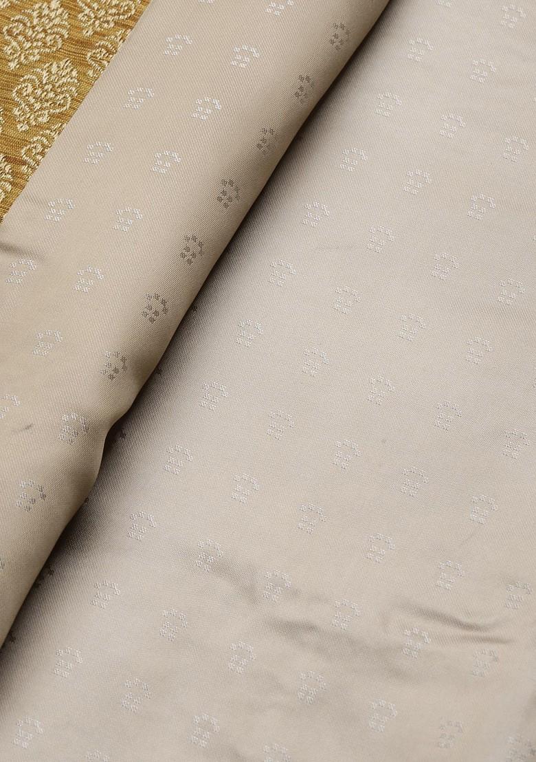 Green Ethnic Motifs Poly Blend Kurta Set For Men