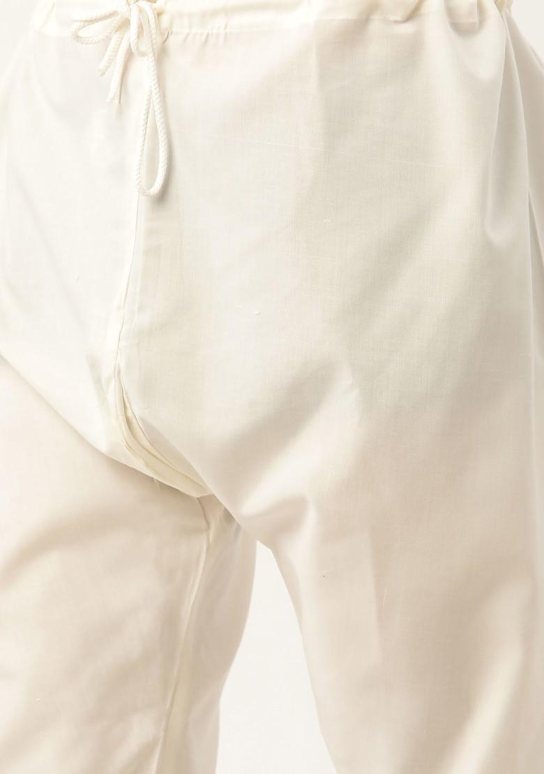 Green Ethnic Motifs Poly Blend Kurta Set For Men