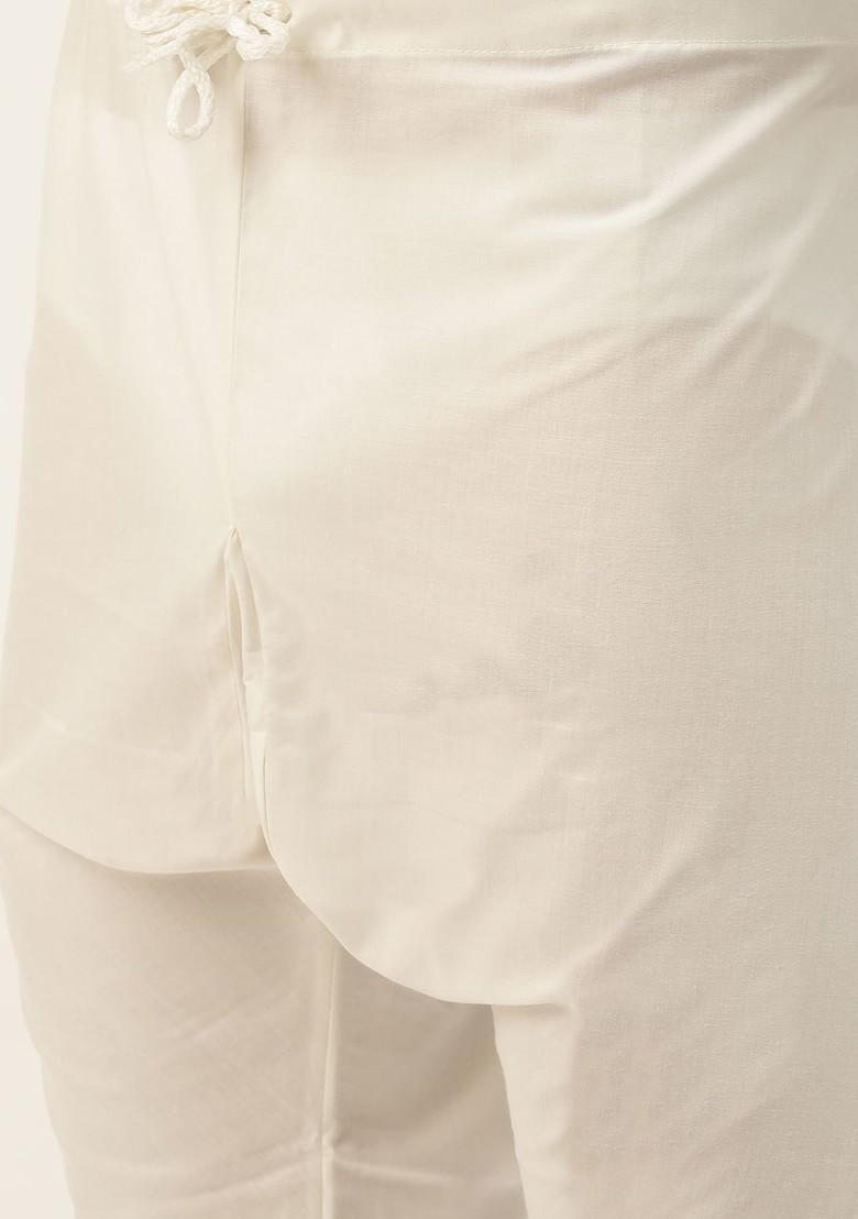 Mustard Ethnic Motifs Jacquard Kurta Set For Men