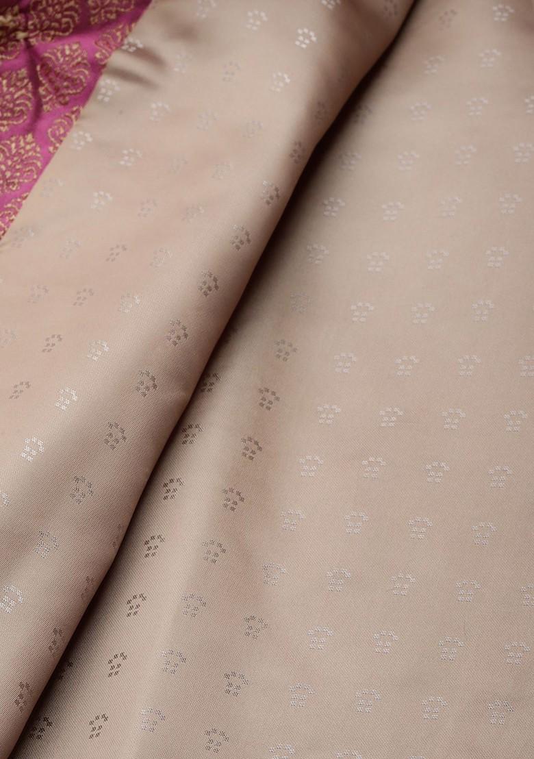 Olive Ethnic Motifs Jacquard Kurta Set For Men