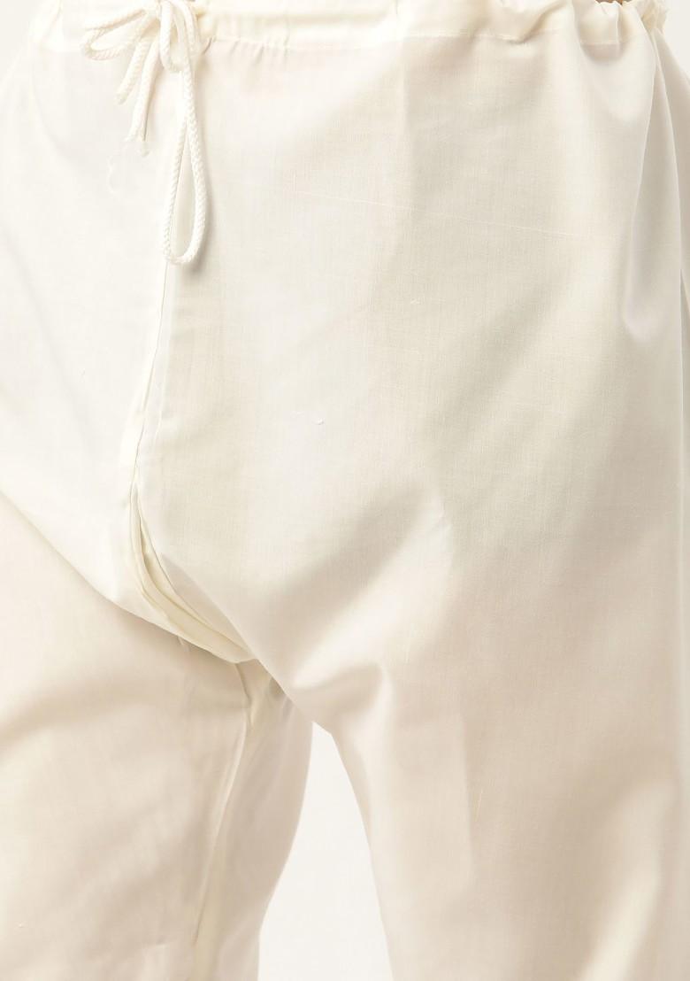 Green Ethnic Motifs Poly Blend Kurta Set For Men