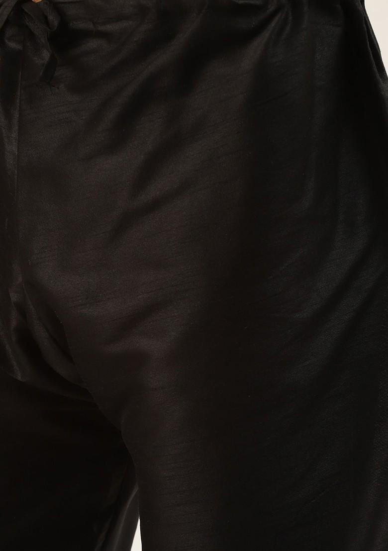 Green Ethnic Motifs Jacquard Kurta Set For Men