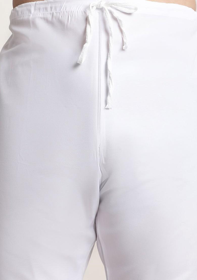 Black Solid Poly Blend Kurta Set For Men