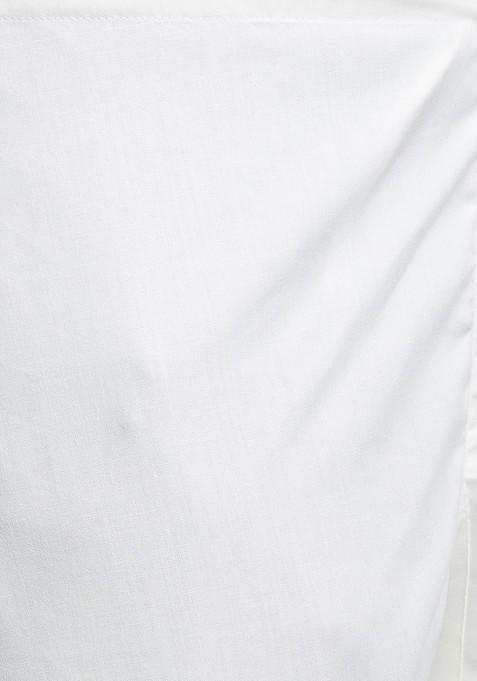 Blue Solid Poly Blend Kurta Set For Men