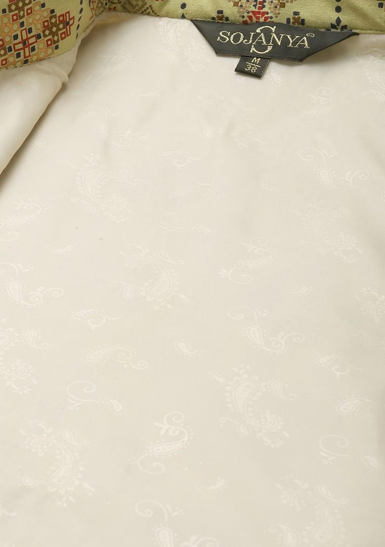 Pink Solid Cotton Kurta Set For Men