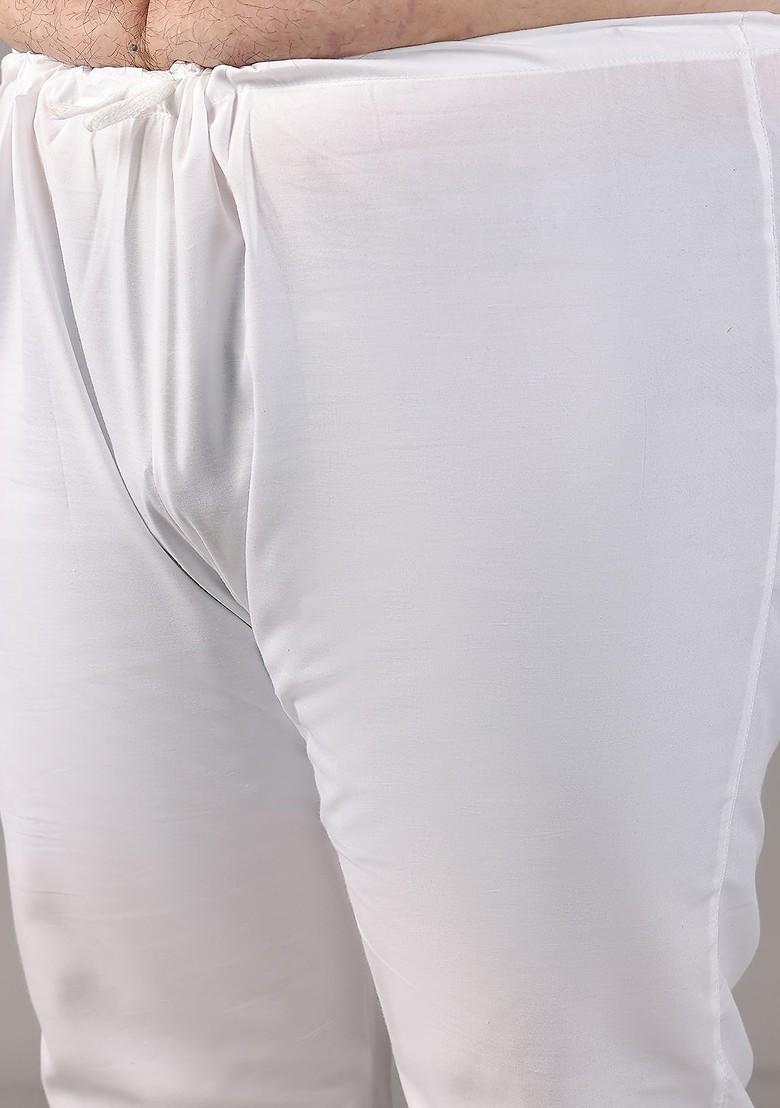 Grey Ethnic Motifs Poly Blend Kurta Set For Men