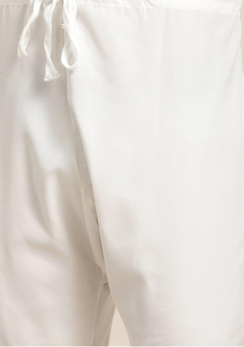 Maroon Mirror Work Poly Blend Kurta Set For Men