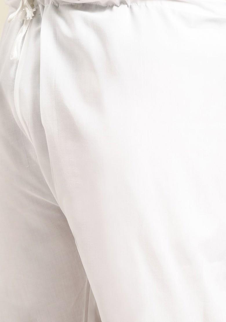 Green Checked Cotton Kurta Set For Men