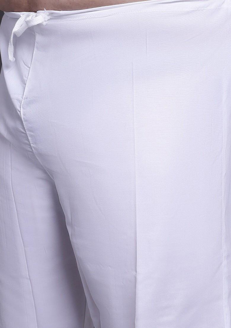 Mustard Solid Cotton Kurta Set For Men