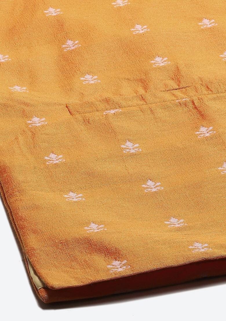 Cream Chikankari Cotton Kurta Set For Men