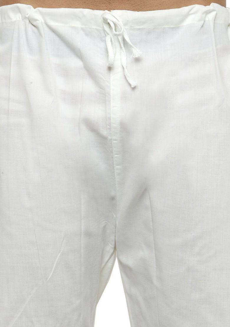 Sea Green Embroidered Poly Blend Kurta Set For Men